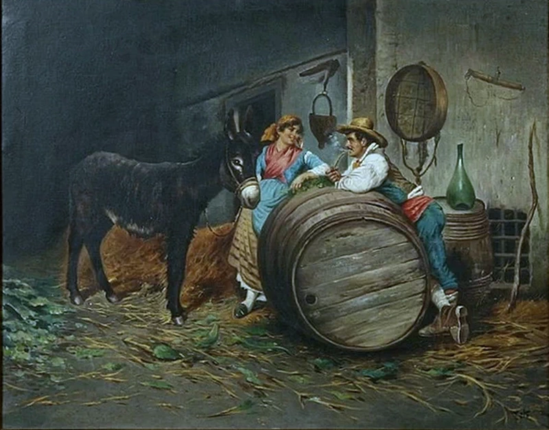 104-Ettore Tito-La botte-attriuito  